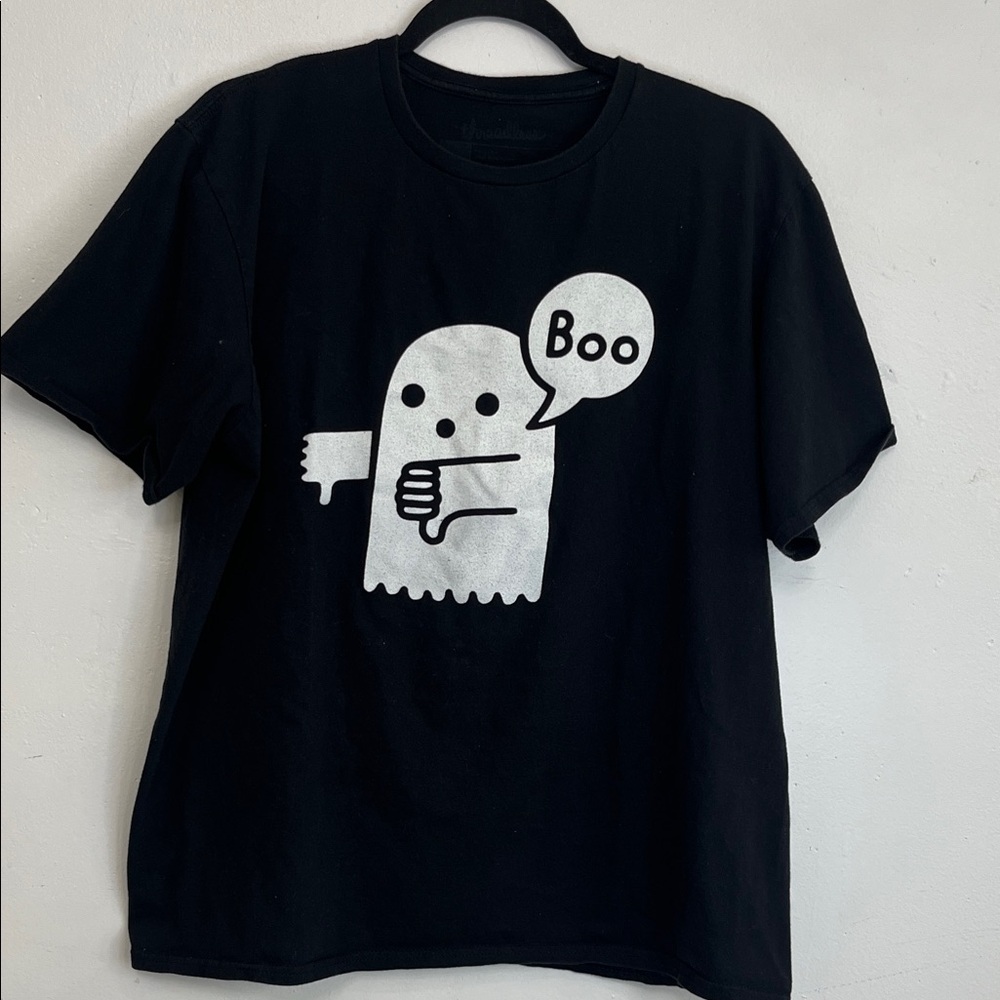 Threadless Annabelle Black Crew Neck Top